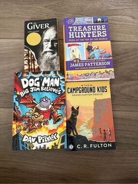 Bundle of 4 Kids & YA Books - Colorful Covers